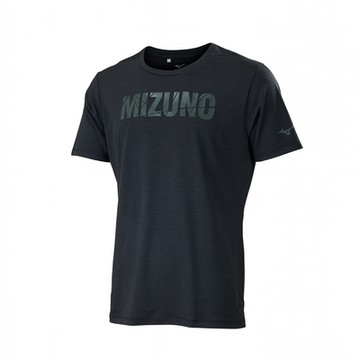 MIZUNO 美津濃 上衣 男款 短袖上衣 運動 黑 K2TAB50209