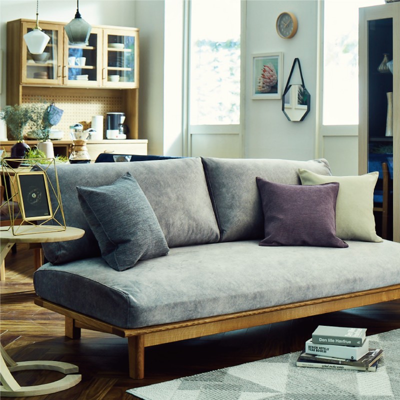 リサイクルサービス八光】幅148㎝ エスティック アームレス 2P ソファ