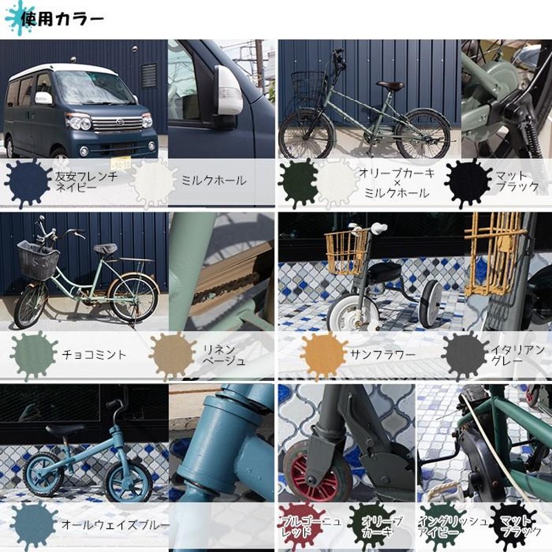 車 塗料 全塗装 自分で DIY ペンキ カーペイント 艶消し マット 水性