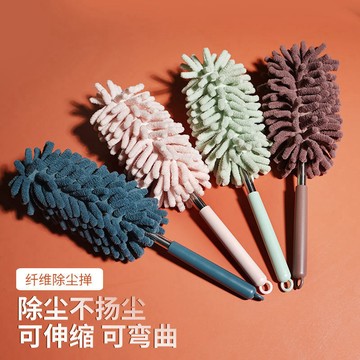 💥桃園出貨💥免運💥可開票💥除塵撣家用可伸縮鷄毛撣子灰塵清理縫隙清潔神器毯子天花闆大掃除