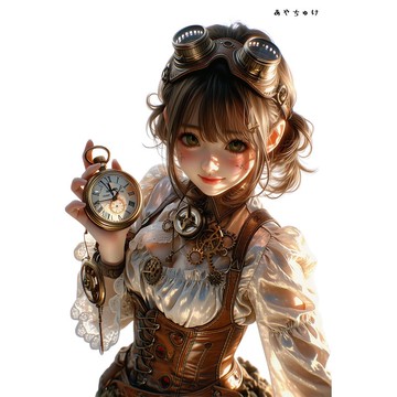【五月新作 5】07-124-0184 人物貼紙 蒸汽龐克風格