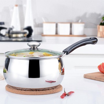 【特厚加深】不銹鋼奶鍋家用湯鍋煮面煮粥熱牛奶小鍋嬰兒寶寶輔食