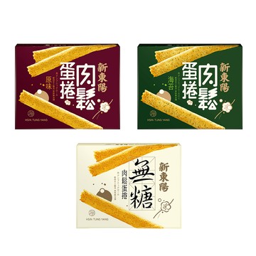 新東陽 小盒蛋捲68g 原味/海苔/無糖(口味任選)