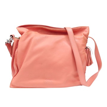 LOEWE 羅威 橘色 羊皮 斜背包 肩背包 380.82.E16 【二手名牌BRAND OFF】