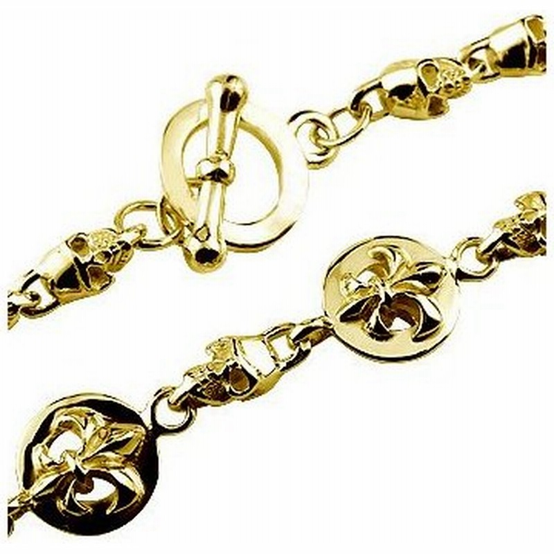 メンズジュエリー ブレスレット ユリの紋章 スカル 地金ブレスレット イエローゴールドk18 ドクロ 18金 シンプル 人気cm 男性用 フルール ド リス 通販 Lineポイント最大0 5 Get Lineショッピング