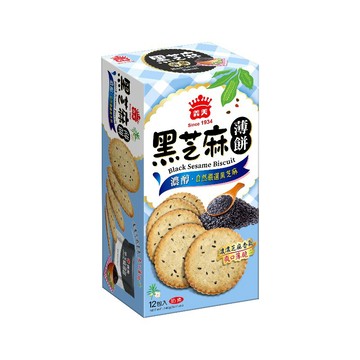 義美黑芝麻薄餅