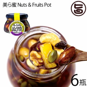 オルタナティブファーム宮古 美ら蜜 Nuts Fruits Pot 140g×6瓶 有機JAS