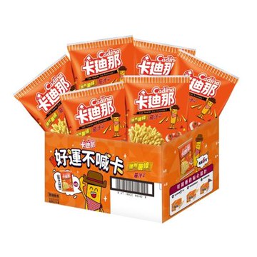 卡迪那 德州薯條茄汁口味零食箱(60gx6包)