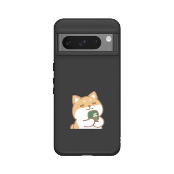 Pixel 8 Pro SolidSuit 黑 - 柴語錄 Shiba Says - 來一杯茶吧!廢柴