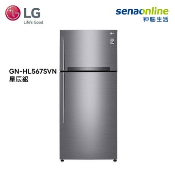 LG  GN-HL567SVN 525L 直驅變頻雙門冰箱 星辰銀