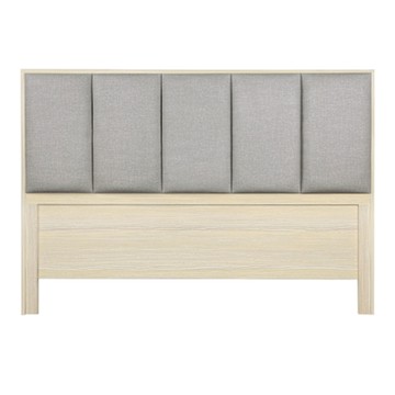 文創集 吉利5尺雙人貓抓皮革床頭片(七色可選)-155x5x108cm免組