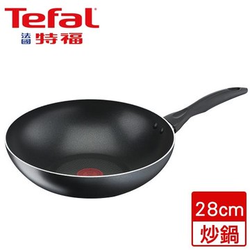 法國特福Tefal 全新鈦升級-爵士系列不沾小炒鍋(28cm)【愛買】