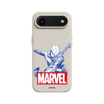 iPhone Air SolidX 貝殼灰 - 迪士尼-漫威 Marvel - 蜘蛛人-漫威Logo版