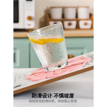 矢車菊硅膠隔熱墊盤子墊碟碗餐桌墊花朵防燙廚房餐具墊輕奢耐高溫