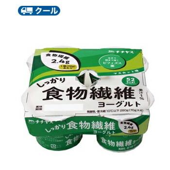 チチヤス しっかり食物繊維ヨーグルト 70g X 4個