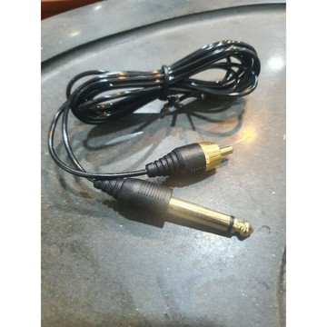 DH TATTOO SUPPLY:黑色直插RCA線~