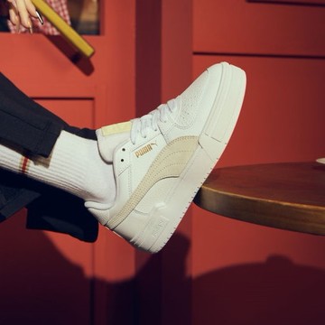 PUMA 休閒鞋 CA PRO SUEDE FS 白 皮革 復古 女 38732714