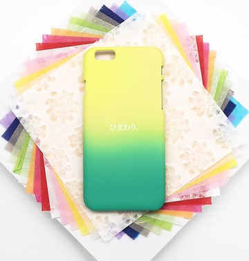 向日葵-漸層 花語-iPhone/原創手機殼/保護套