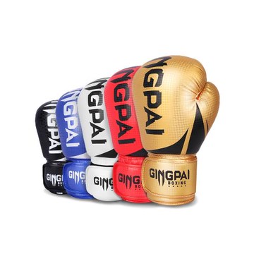 專業拳擊手套成人男女兒童青少年散打搏擊訓練陪練打沙包袋拳套