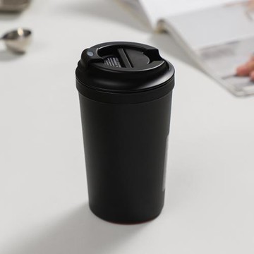 不雙層簡約禮品咖啡隨行杯杯子渣倒杯塑料水杯咖啡杯吸盤