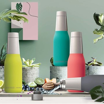 Asobu 不鏽鋼繽紛雙層保溫瓶（６色可選）