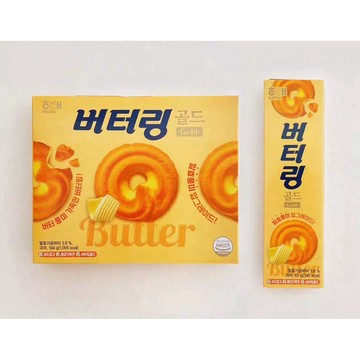 🇰🇷 韓國海太 Butter Ring 經典濃厚奶油圓環餅乾｜金黃酥香・超人氣奶油小圓餅（65g / 194g）