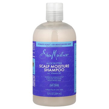 SheaMoisture, 頭皮保濕洗髮水，蘆薈脂，13 液量盎司（384 毫升）