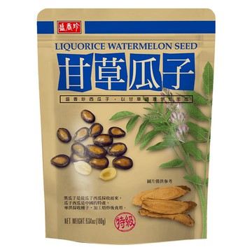 盛香珍 特級甘草瓜子  180g  1個