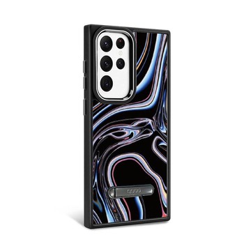 S24/S23系列 軍規防摔鋁合金鏡頭框立架手機殼-時光倒流