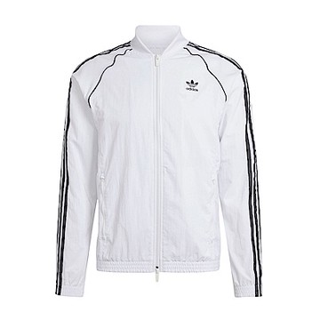 Adidas SST TRACK TOP IZ3287 男 外套 夾克 運動 休閒 拉鍊口袋 尼龍 反光 白黑