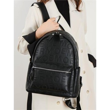 木子街雙肩包女2025新款時尚大學生書包百搭大容量軟皮輕便背包潮