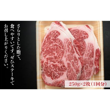 ふるさと納税 肉の旨味を堪能！博多和牛 牛肉 リブロース ステーキ 500g（250g×2） ＜肉のくまもと屋＞那珂川市 定期便 .. 福岡県那珂川市