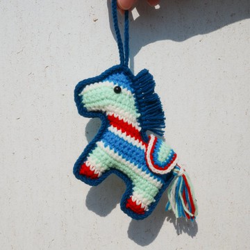 【吊飾】限定茄芷袋 小馬