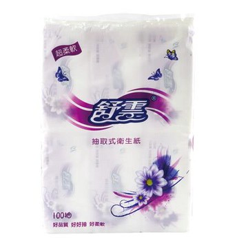 舒雲抽取式衛生紙/SU-262/100抽/6包/12串/箱