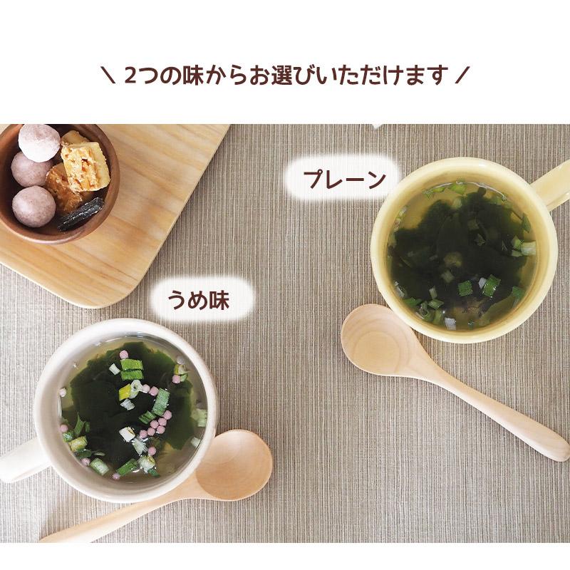 昆布 海藻 がごめ昆布 わかめ とろろ昆布入 即席 大袋 海藻スープ インスタント お得 食品 たっぷり50杯分 選べる プレーンorうめ味 とろりんスープ 200g×1袋