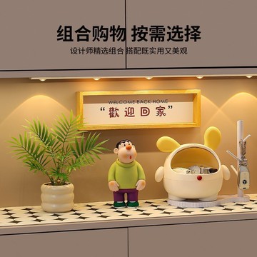 【台灣出貨】多功能玄關鑰匙置物盤 輕奢入戶門玄關鑰匙收納 盒 家用客廳餐邊櫃鞋櫃置物架 家居軟裝飾品 鑰匙收納 家居裝飾