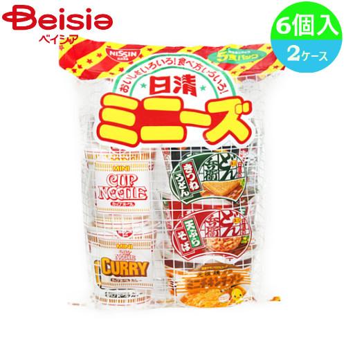 カップ麺 日清 ミニーズ 5食パック×6個入り×2ケース