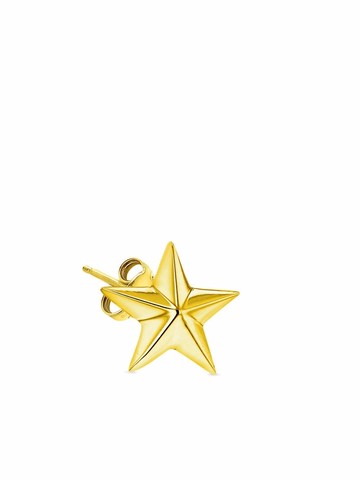 True Rocks - star stud earring - men - 18kt Gold Plated Silver - One Size