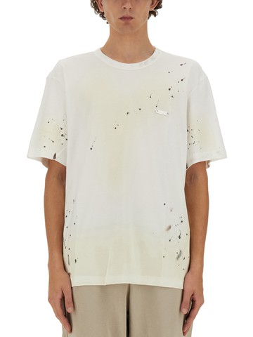 helmut lang t-shirt with print