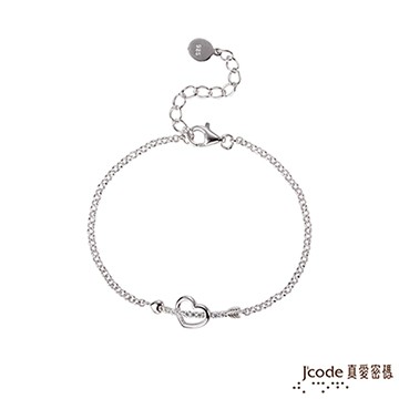 J’code真愛密碼  一箭鍾情 純銀手鍊