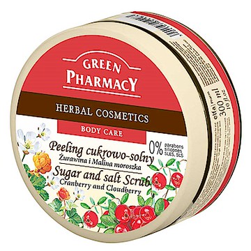 Green Pharmacy 草本肌曜 蔓越莓&雲莓美體去角質霜 300ml