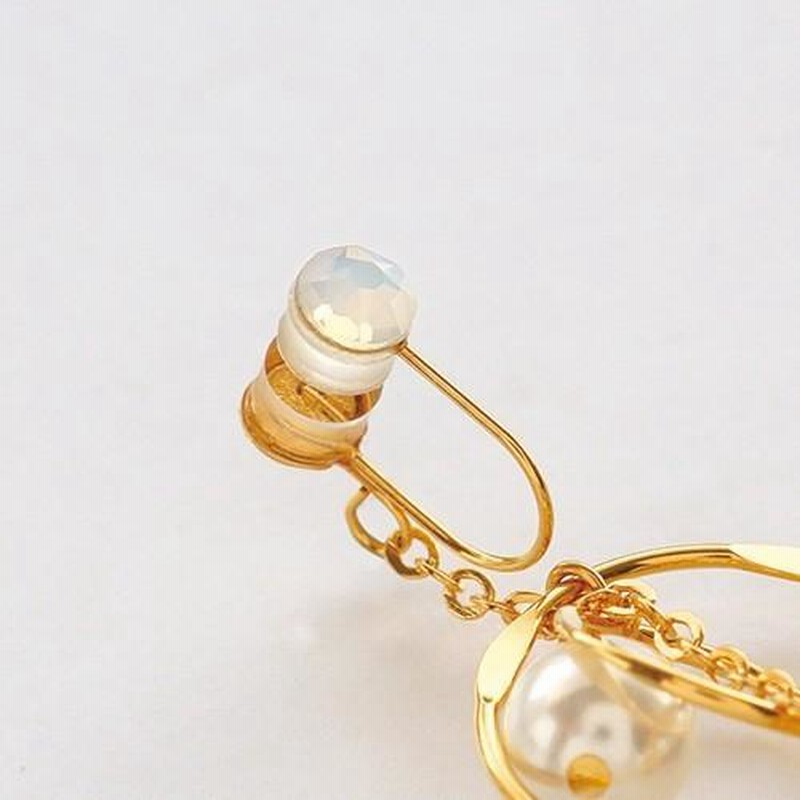 超美品 ぴあり ピアリ 京都清水坂ガラス館 ノンホールピアス イヤリング アクセサリー