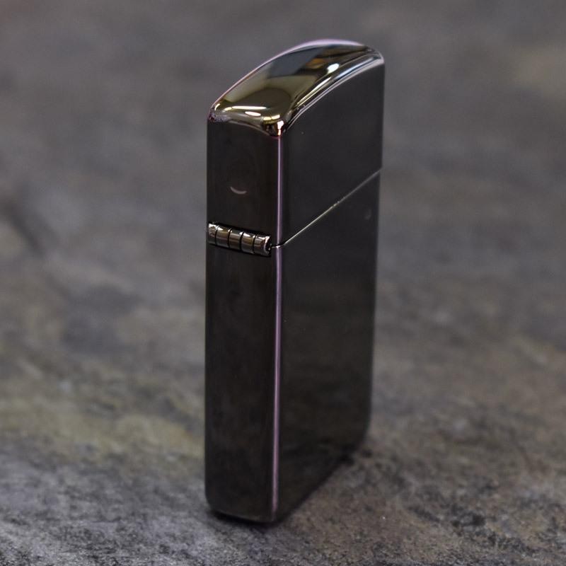 ZIPPO ジッポライター SLIM BLACK ICE(スリム ブラックアイス) 無地