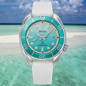 SEIKO 精工 PROSPEX系列 亞洲限量 馬爾地夫沙洲 潛水機械腕錶 (SPB539J1/6R35-03M0G)