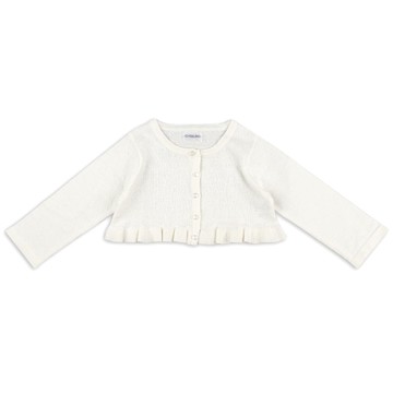 akachan honpo - 針織小外套-白色