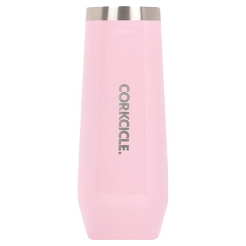 CORKCICLE. 酷仕客 無柄香檳杯 200ml 玫瑰石英粉 三層真空保溫保冷  1個