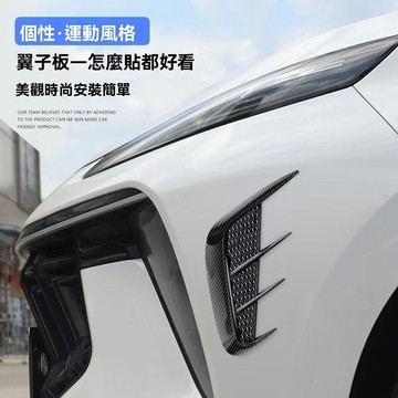 【在臺新款】汽車葉子板鯊魚鰭翼子板車門裝飾葉子板仿真側翼風口車身改裝裝飾 汽車改裝 車門翼子板裝飾