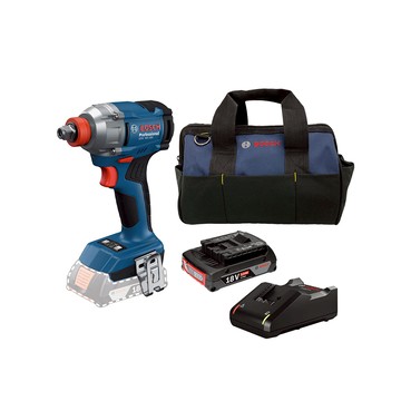 BOSCH 18V 免碳刷衝擊板手起子機組