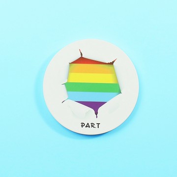【PAR.T】吸水防滑杯墊(探索六色)