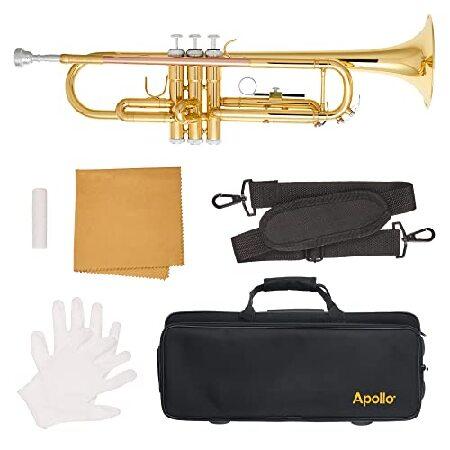 Apollo Trumpet in gold lacquer, complete with case and accessories